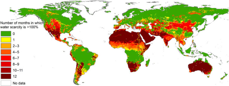 Four billion people face severe water scarcity